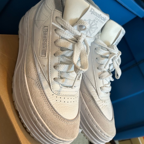 Reebok White High-Top Sneakers - Picture 6 of 6